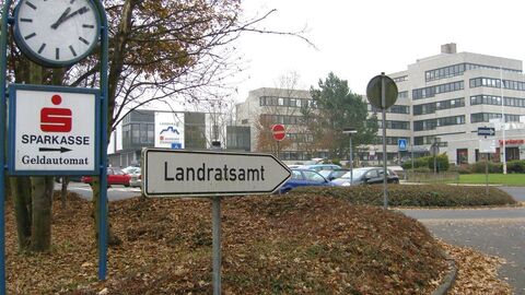 Foto von Sparkassenschild