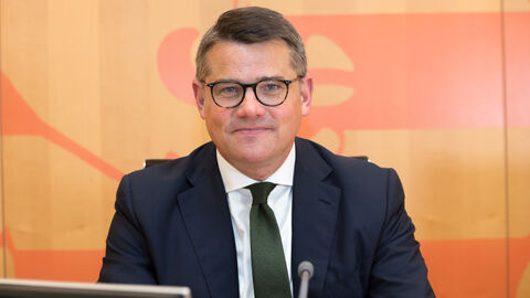 Portrait des Landtagspräsidenten Boris Rhein