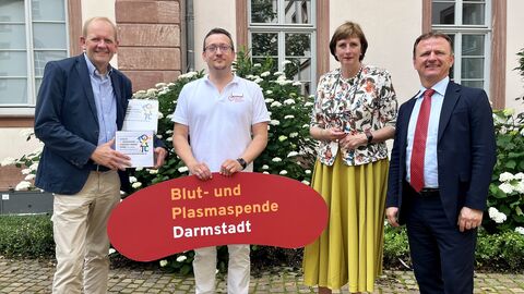 Präsident Dr. Walter Wallmann, Enrico Naujoks, Brigitte Lindscheid, Dr. Stefan Fuhrmann