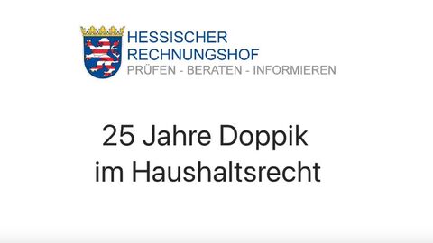 25 Jahre Doppik im Haushaltsrecht Symbolbild 25 Jahre Doppik im Haushaltsrecht