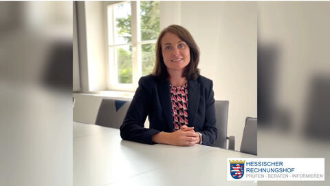 Sabine beim Videodreh