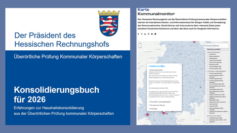 Titelbild Neuauflagen des Konsolidierungsbuchs und des Kommunalmonitors  veröffentlicht