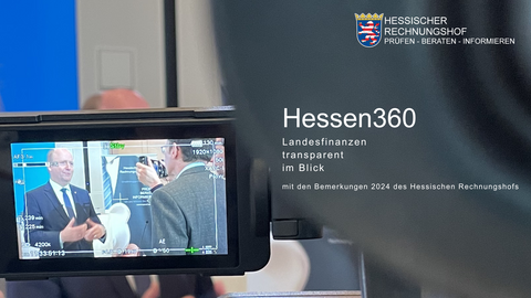 Rechnungshofspräsident Becker im Fernsehinterview